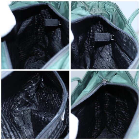 PRADA Hand Bag Nylon Green Auth ti2795 - Picture 16 of 16